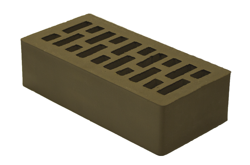 Облицовочный пустотелый, М-200,120x250x65, коричневый, Тербунский гончар КЗ