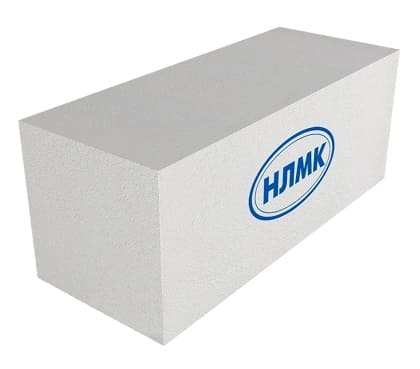 Блок газобетонный стеновой D500 B2,5 625х400(100)х250 НЛМК