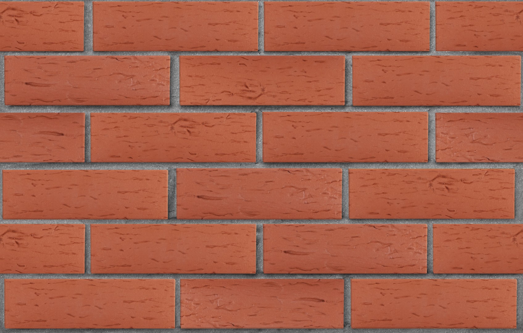 Клинкер фасадный красный "Лондон" ЛСР Классика, поверхность береста